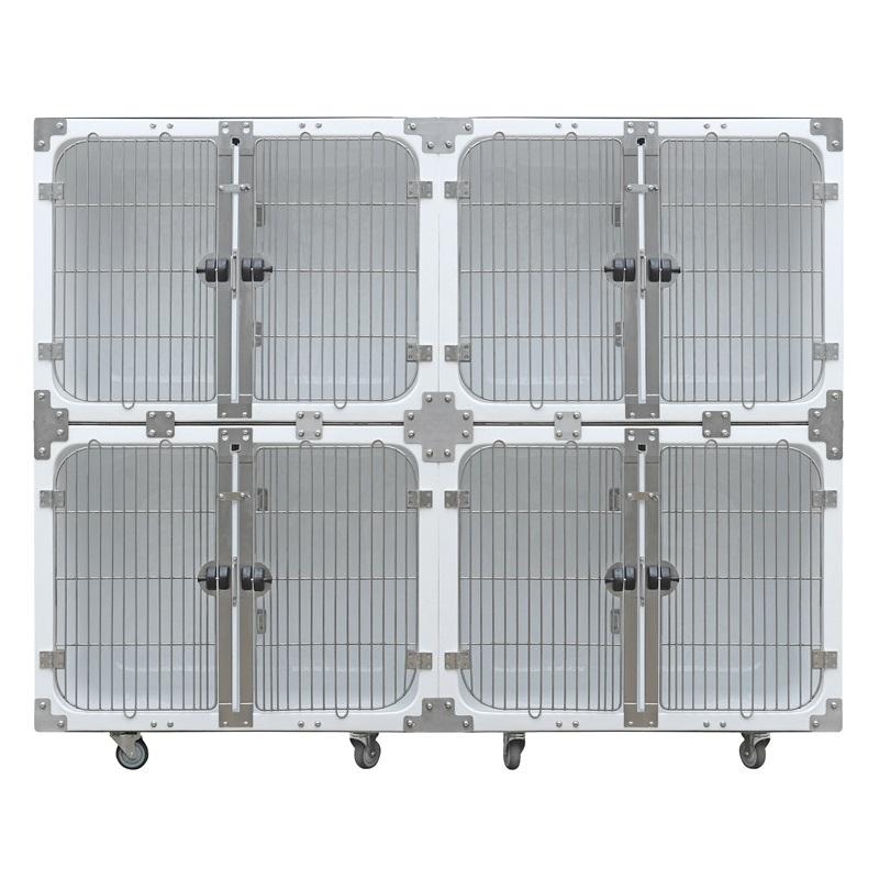 Cage Madraí Modúlach Fiberglass Uiscedhíonach Tréidliachta